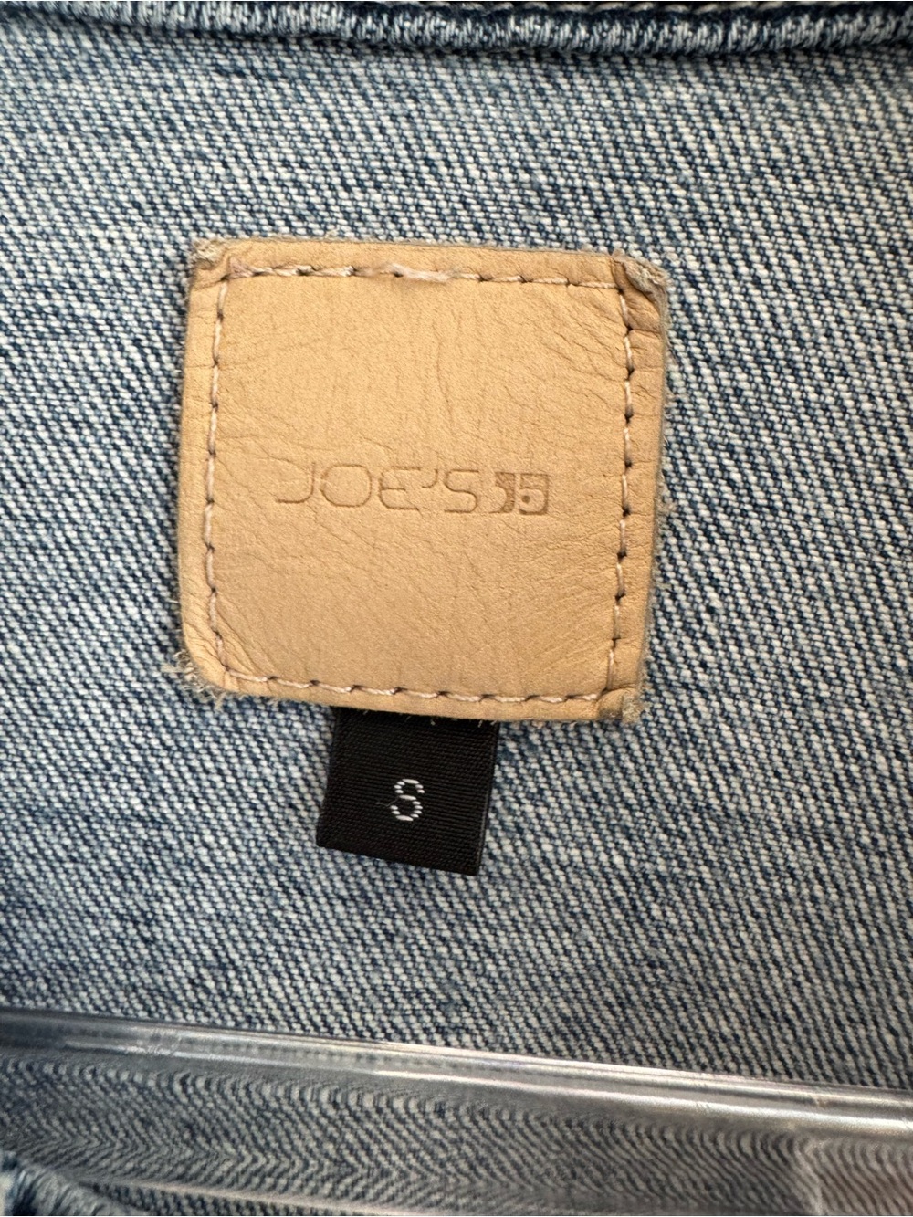Joe's Jeans Holmby Distressed Denim Jacket in Blue Sz: Small - Picture 3 of 5